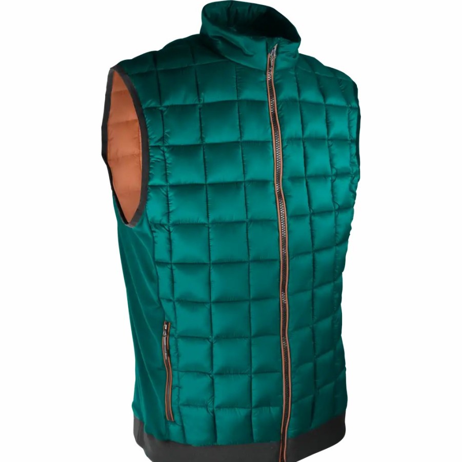 Outerwear Sun Mountain | Retro Puff Vest Teal-Sierra