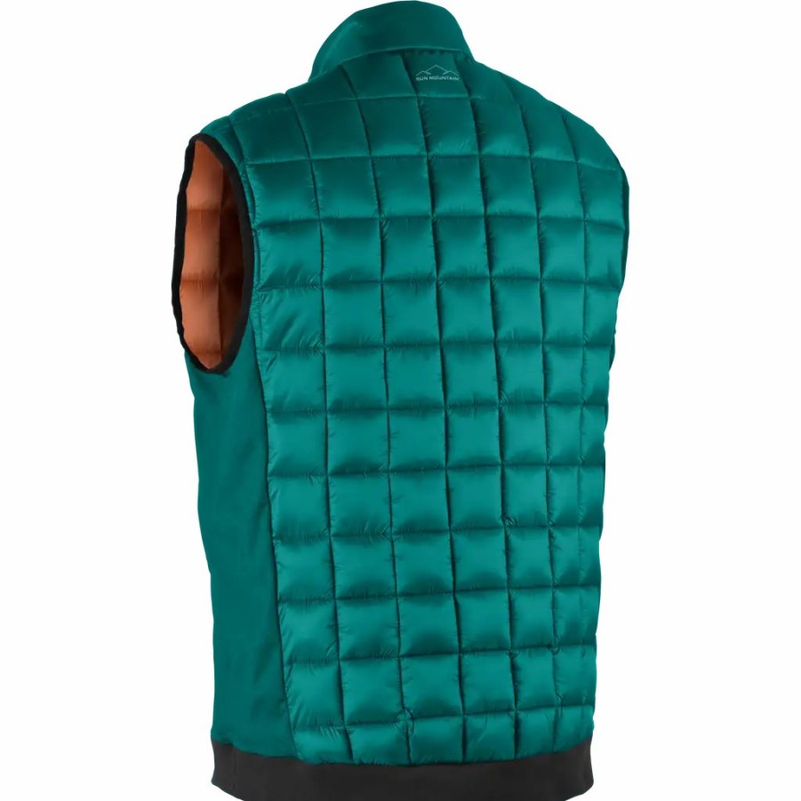 Outerwear Sun Mountain | Retro Puff Vest Teal-Sierra